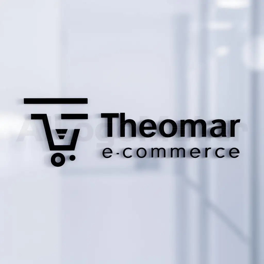 a logo design,with the text "Theomar Ecommerce", main symbol:Theomar Ecommerce,Moderate,clear background