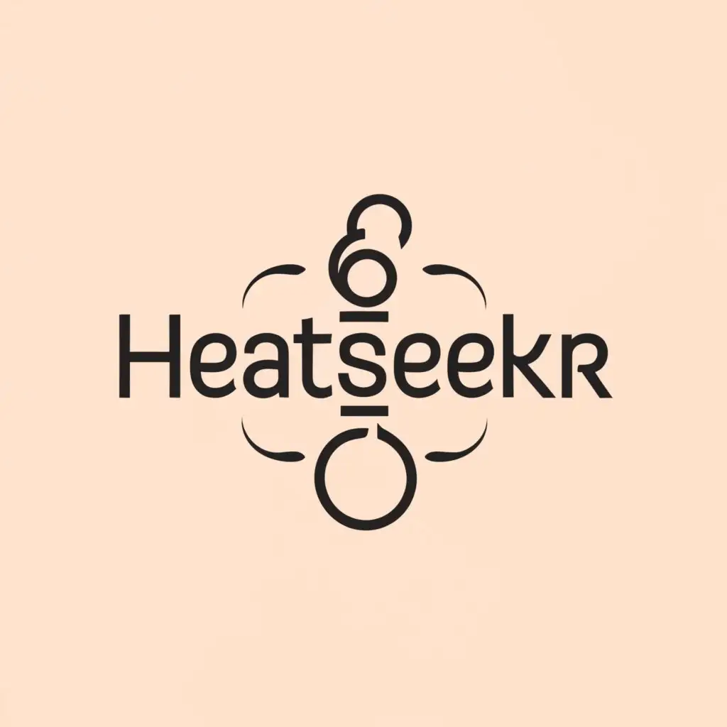 a logo design,with the text "Heatseekr", main symbol:key,Minimalistic,be used in Beauty Spa industry,clear background