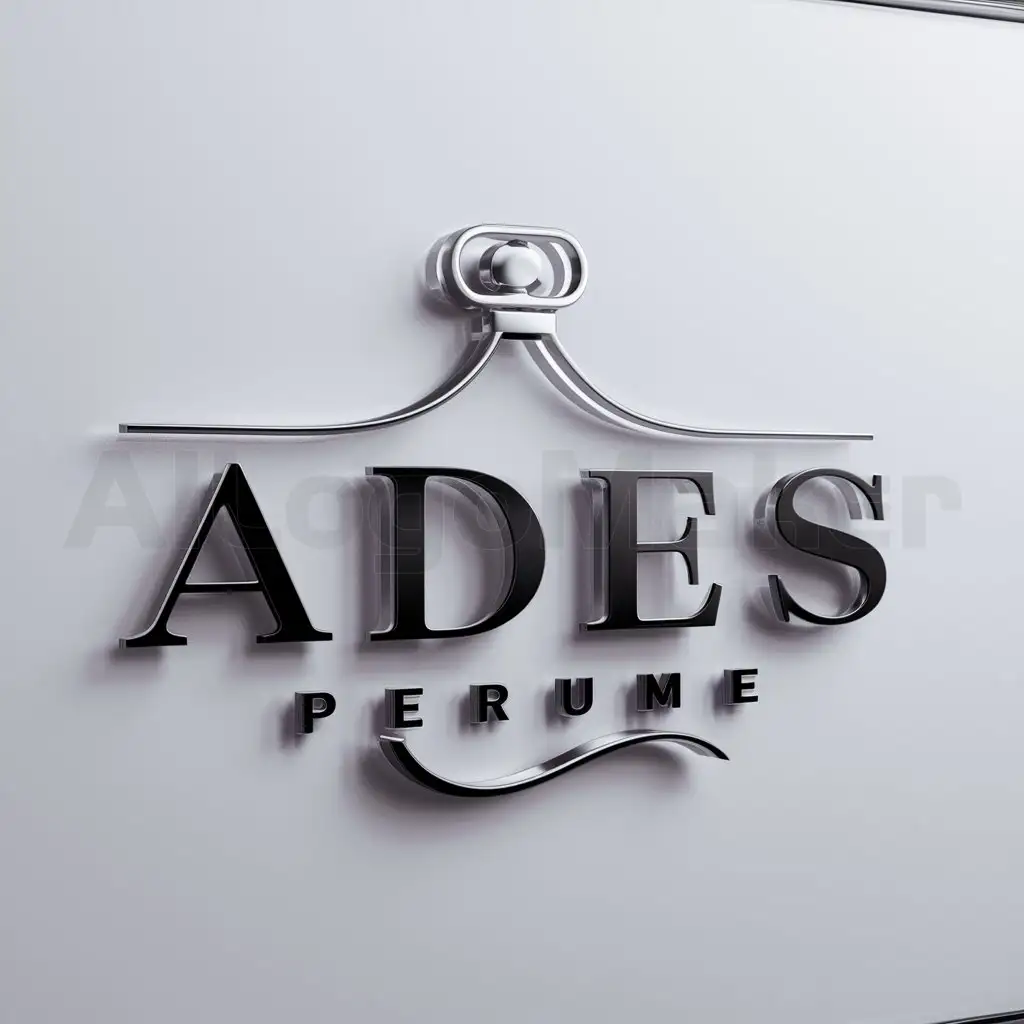 LOGO-Design-for-ADES-PERFUME-Elegant-Text-with-Perfume-Bottle-Icon-on-Clear-Background