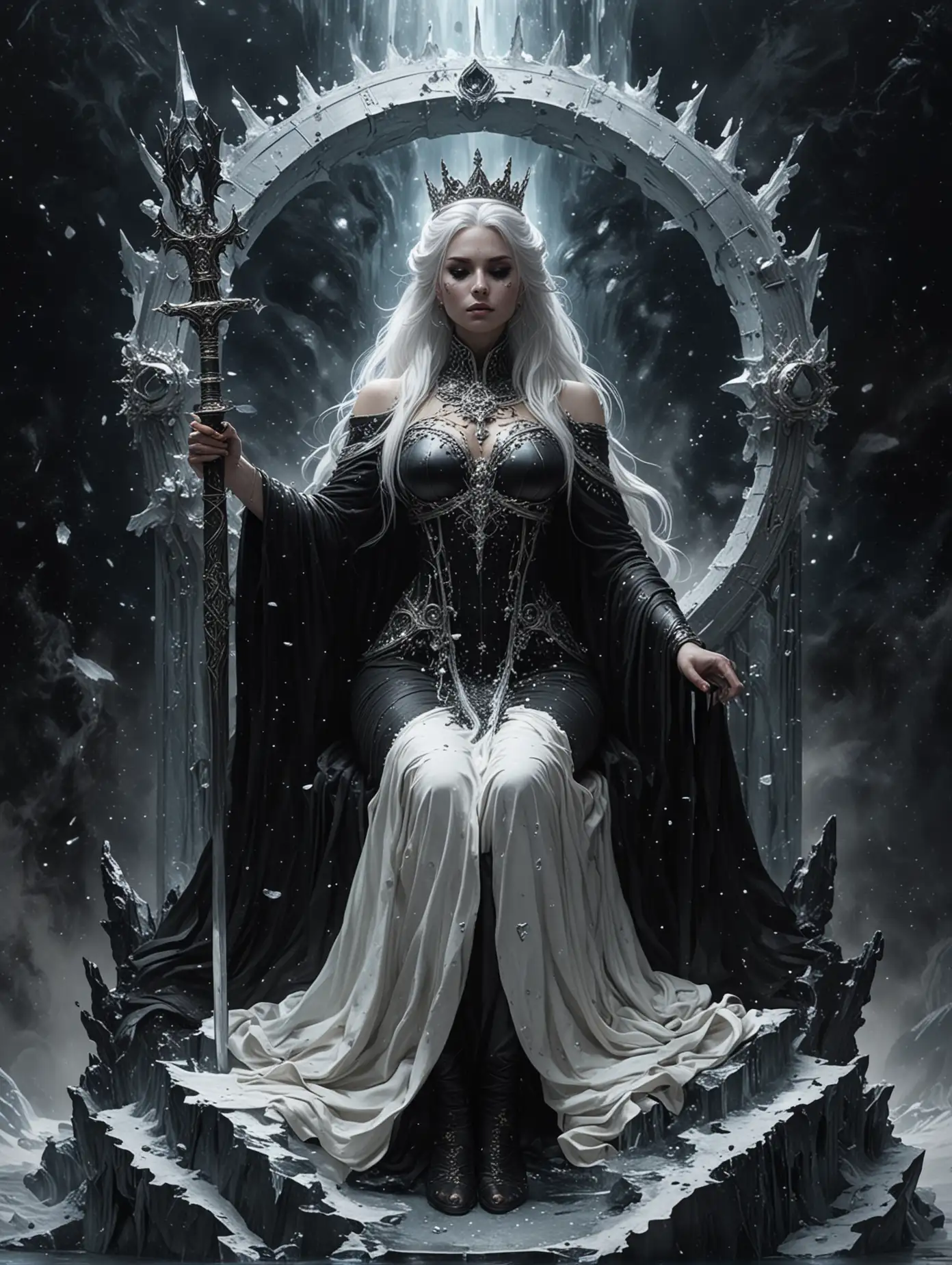 Majestic-Ice-Goddess-on-Cosmic-Throne-with-Sword-and-Crown