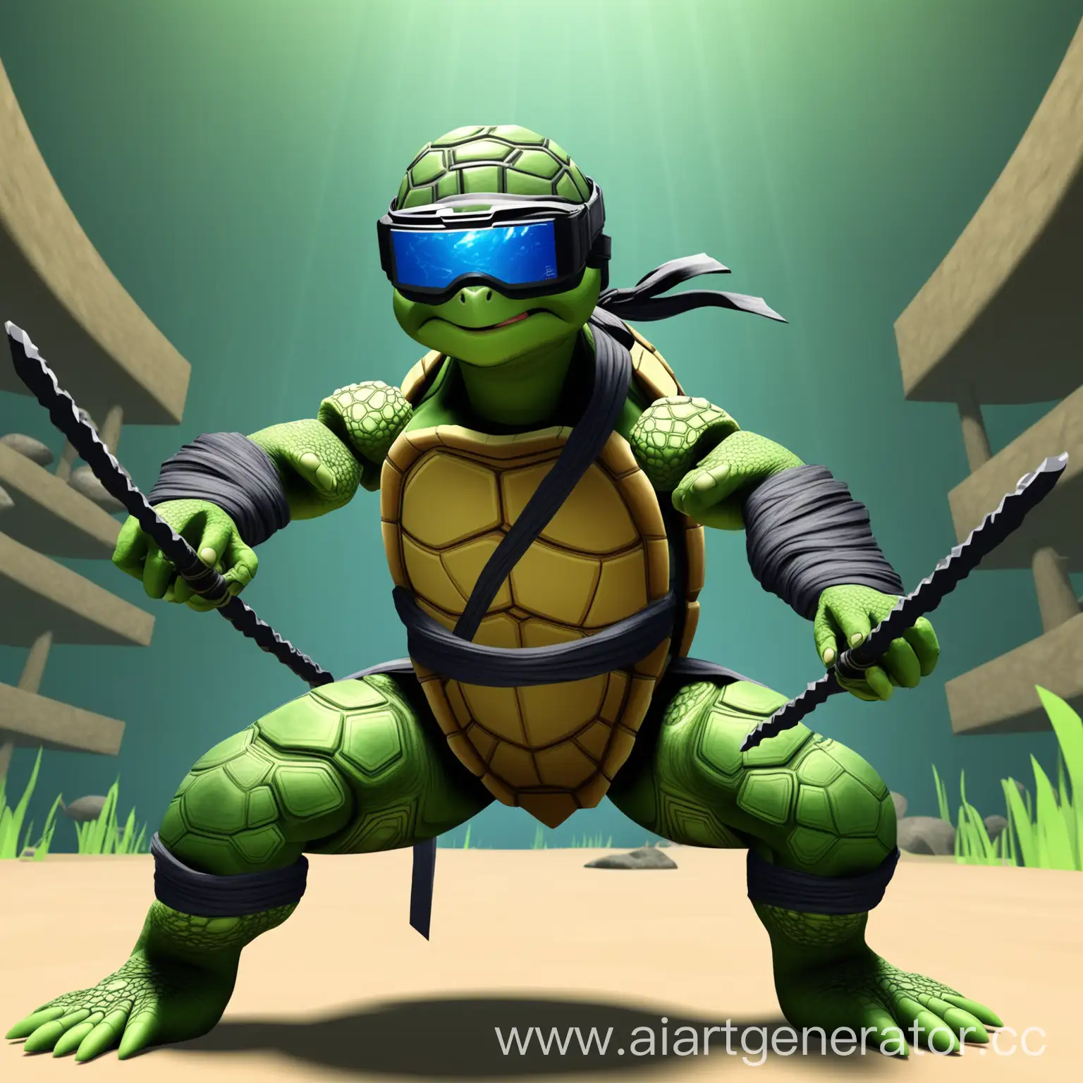 Turtle-Ninja in VR