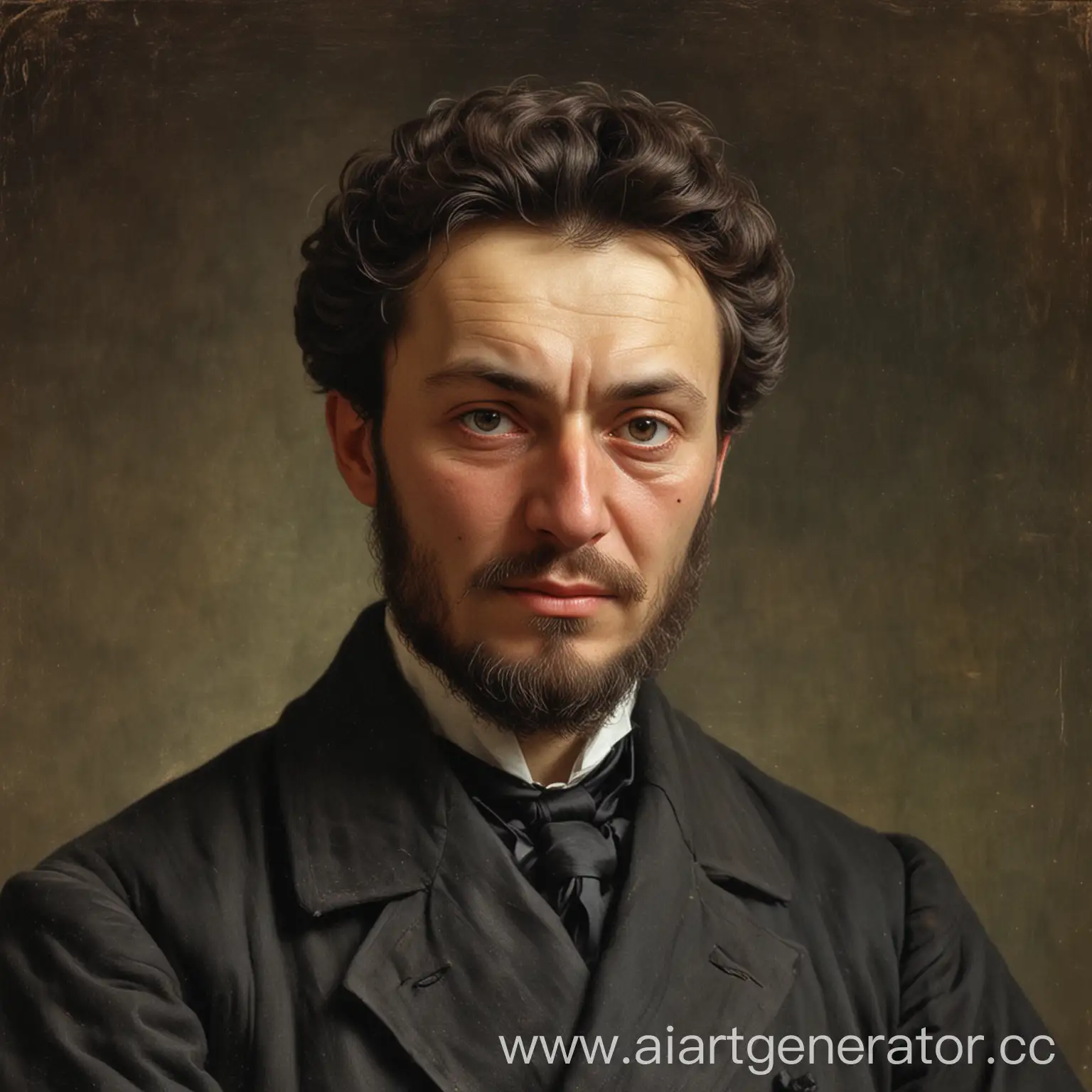 Portrait-of-Yakov-Petrovich-GolydkinSenior-Contented-Titular-Counselor-from-1850