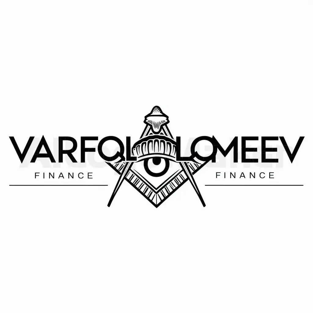 a logo design,with the text "Varfolomeev", main symbol:Masonic eye,complex,be used in Finance industry,clear background