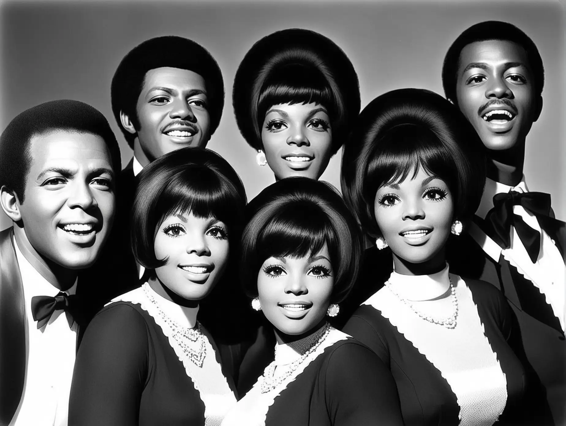 Soulful Harmony 1960s Black Singers Performing Together