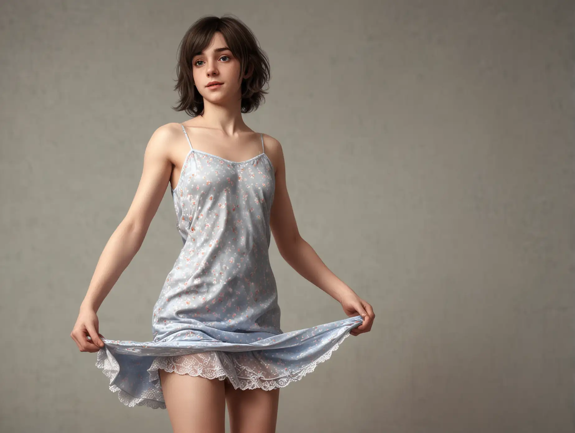 Realistic-Femboy-in-a-Dress-Revealing-Panties
