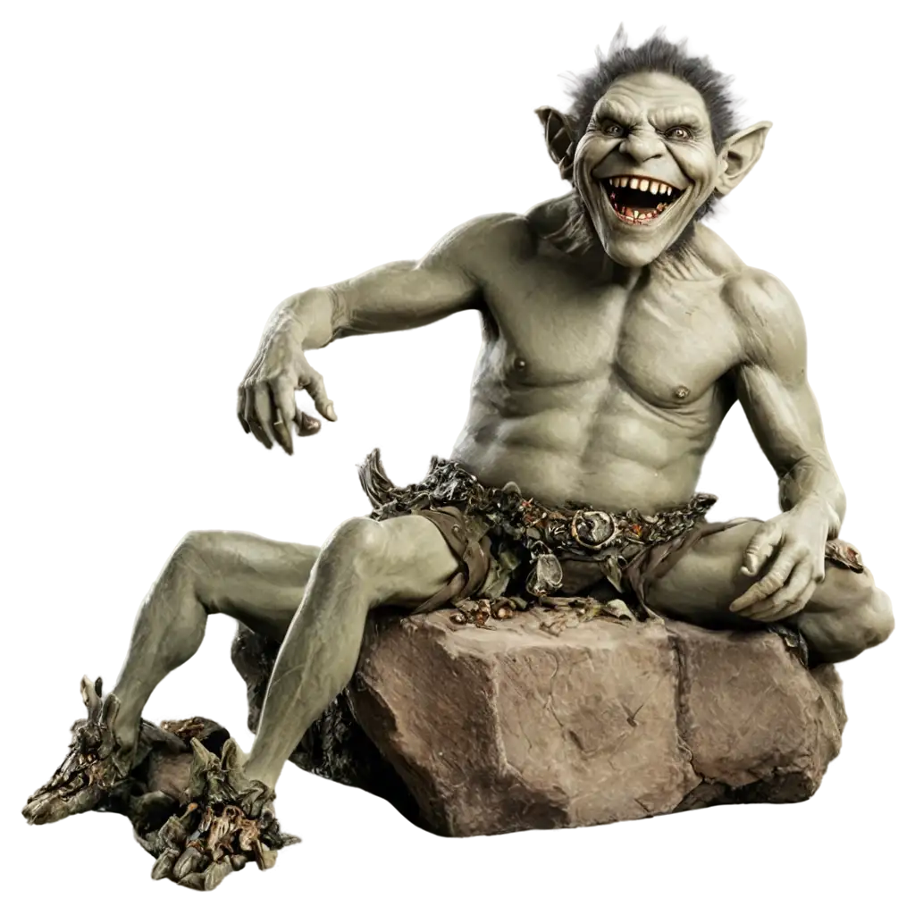HighQuality-Evil-Troll-PNG-Image-with-Rotten-Teeth-Sitting-on-Bones-and-Laughing