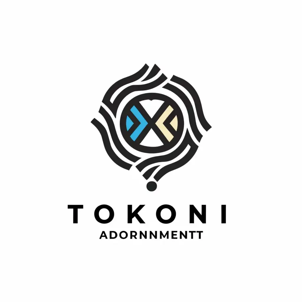a logo design,with the text "Tokoni Adornment", main symbol:circle, jewelry, necklace,,Moderate,be used in jewellry industry,clear background