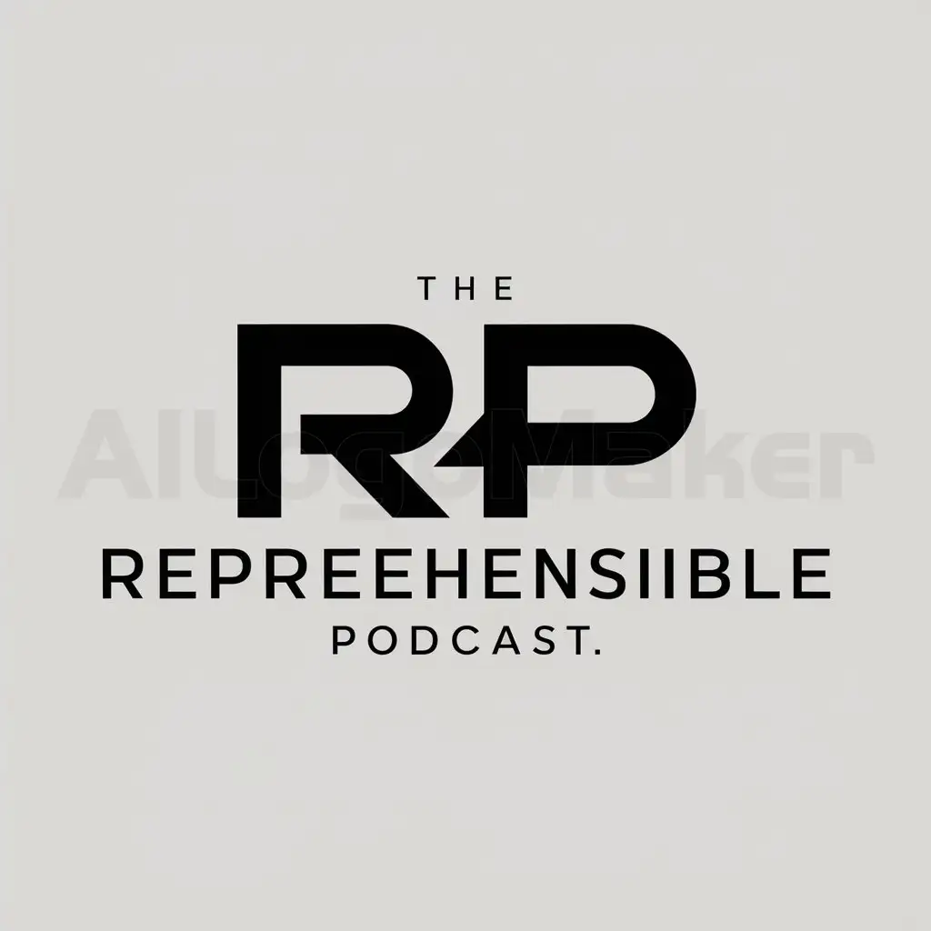 a logo design,with the text "The Reprehensible Podcast", main symbol:The reprehensible podcast,Moderate,clear background