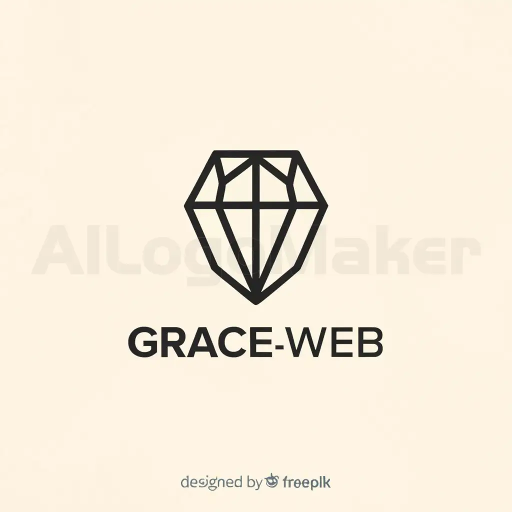a logo design,with the text "Grace-WEB", main symbol:Grace,Moderate,be used in Internet industry,clear background