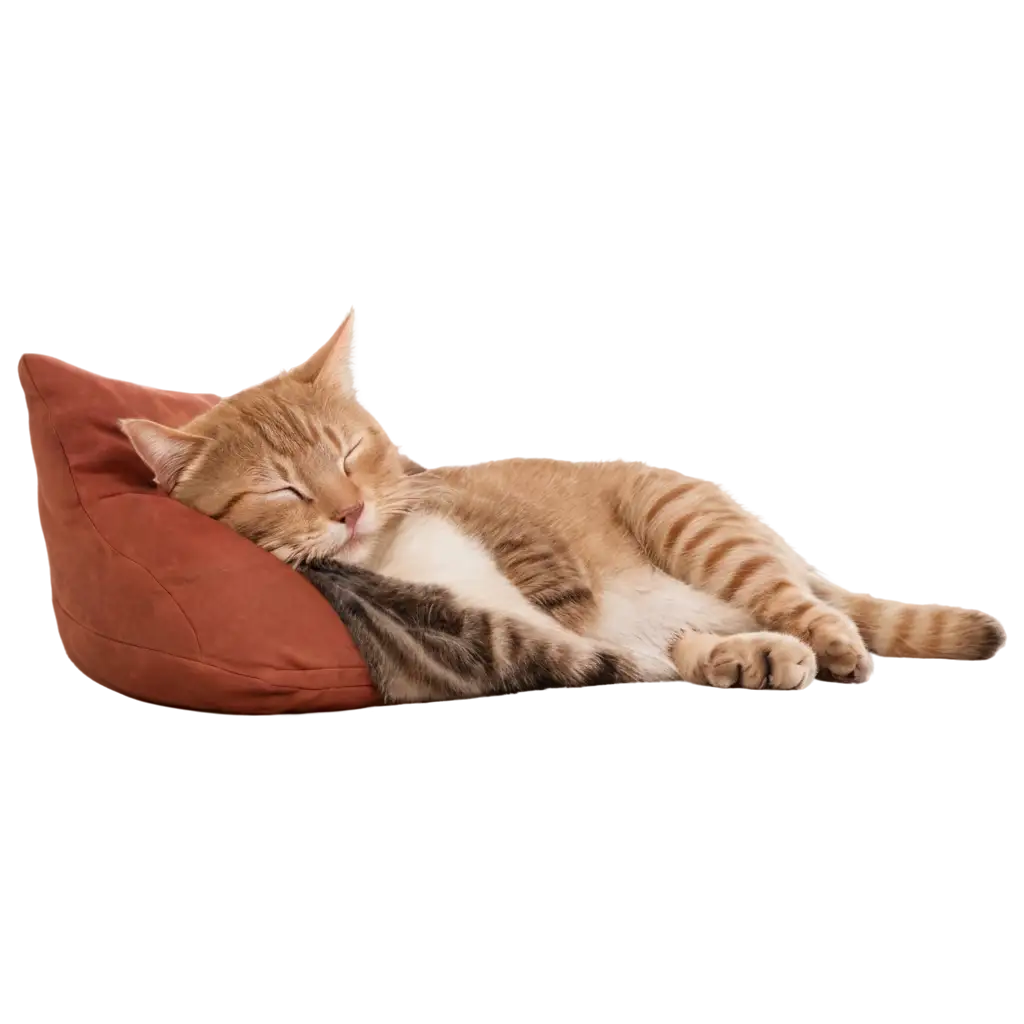 HighQuality-PNG-Image-of-a-Cat-Sleeping-on-the-Sofa-Enhance-Your-Content-with-Crystal-Clear-Detail