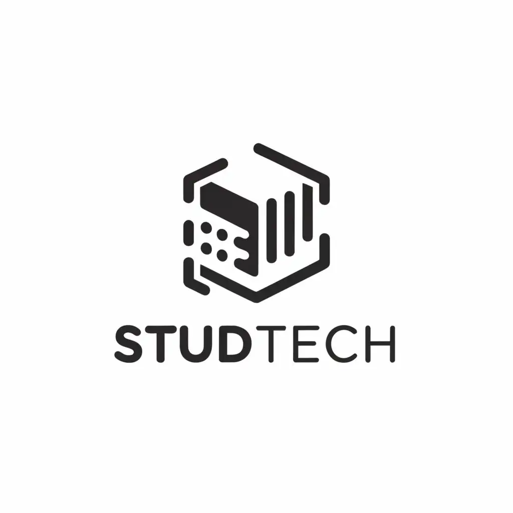 a logo design,with the text "StudTech", main symbol:Computer,Moderate,be used in Technology industry,clear background