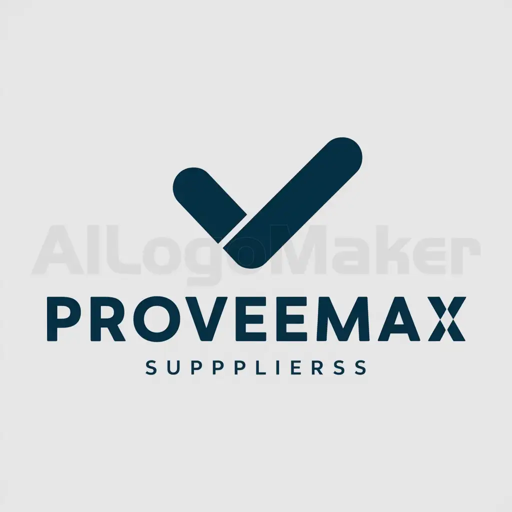 a logo design,with the text "PROVEEMAX", main symbol:logo una marca de proveedores,Moderate,clear background