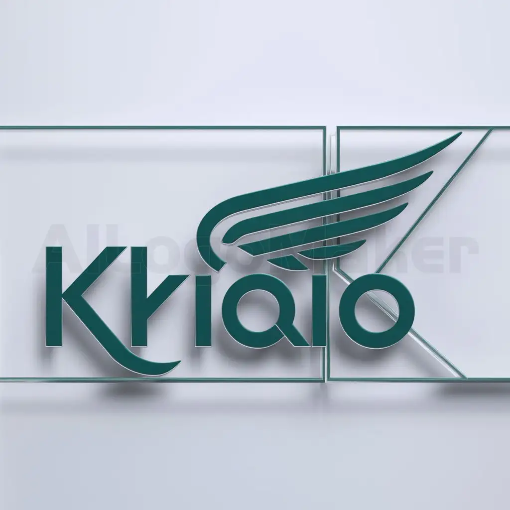 a logo design,with the text "КЛИО", main symbol:крыло,Minimalistic,clear background