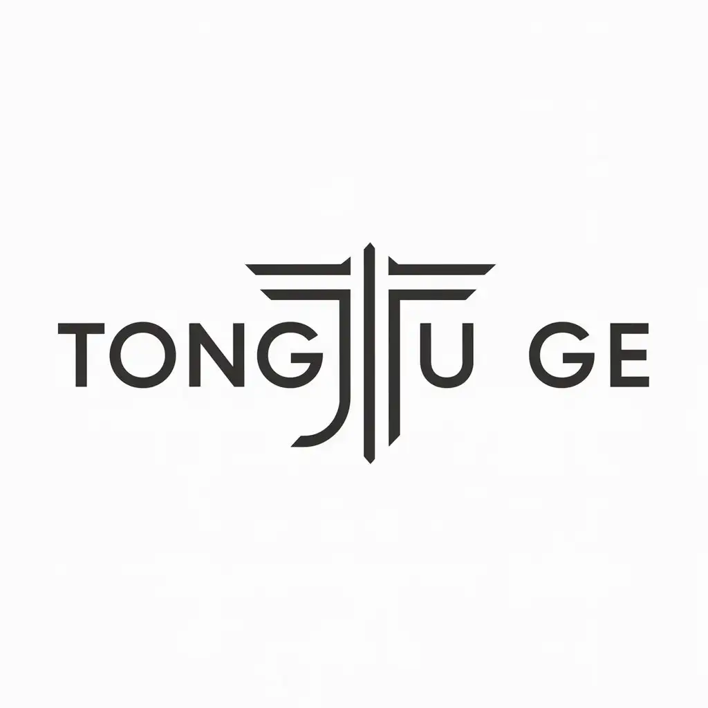 LOGO Design For Tong Yu Ge Modern T Symbol for Religious Industry ...