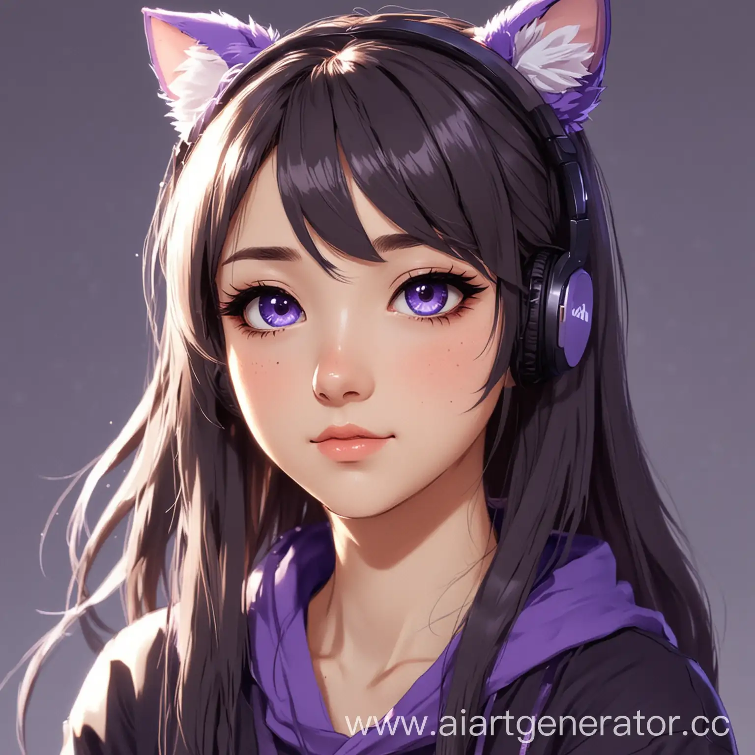 Avatar for twitch, anime girl