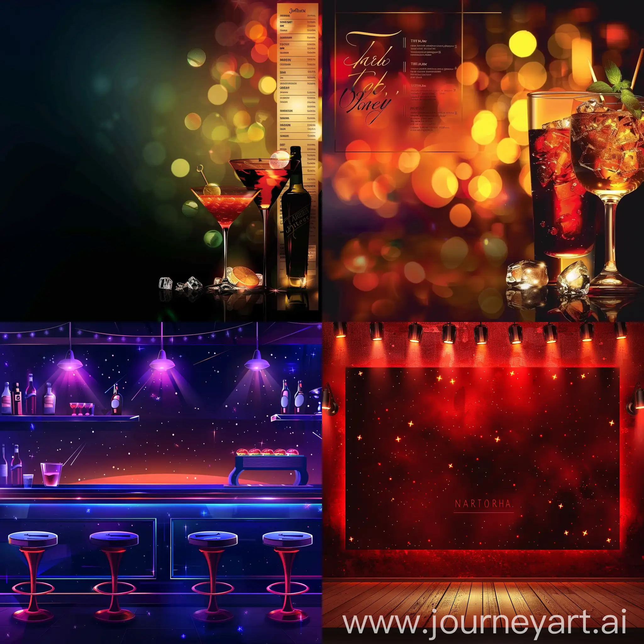 Vibrant-Nightclub-Menu-Background