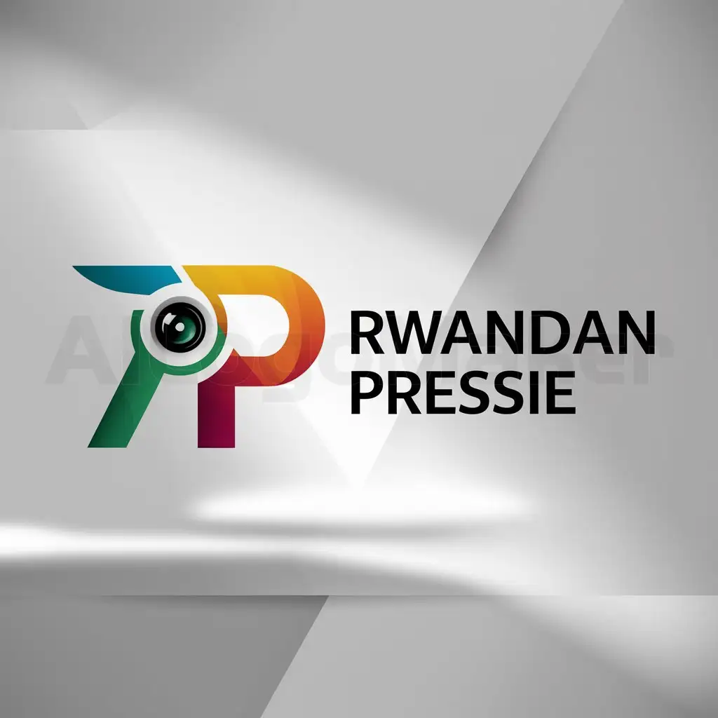 a logo design,with the text "Rwandanpressie", main symbol:RP,Moderate,clear background