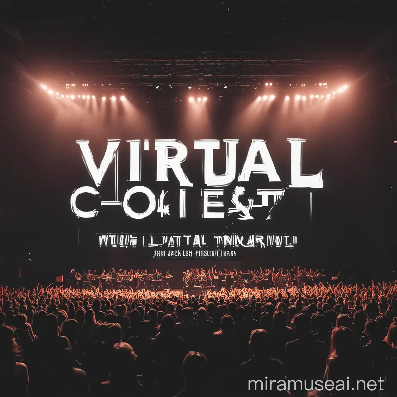 Immersive Virtual Concert Experience with Futuristic Visuals