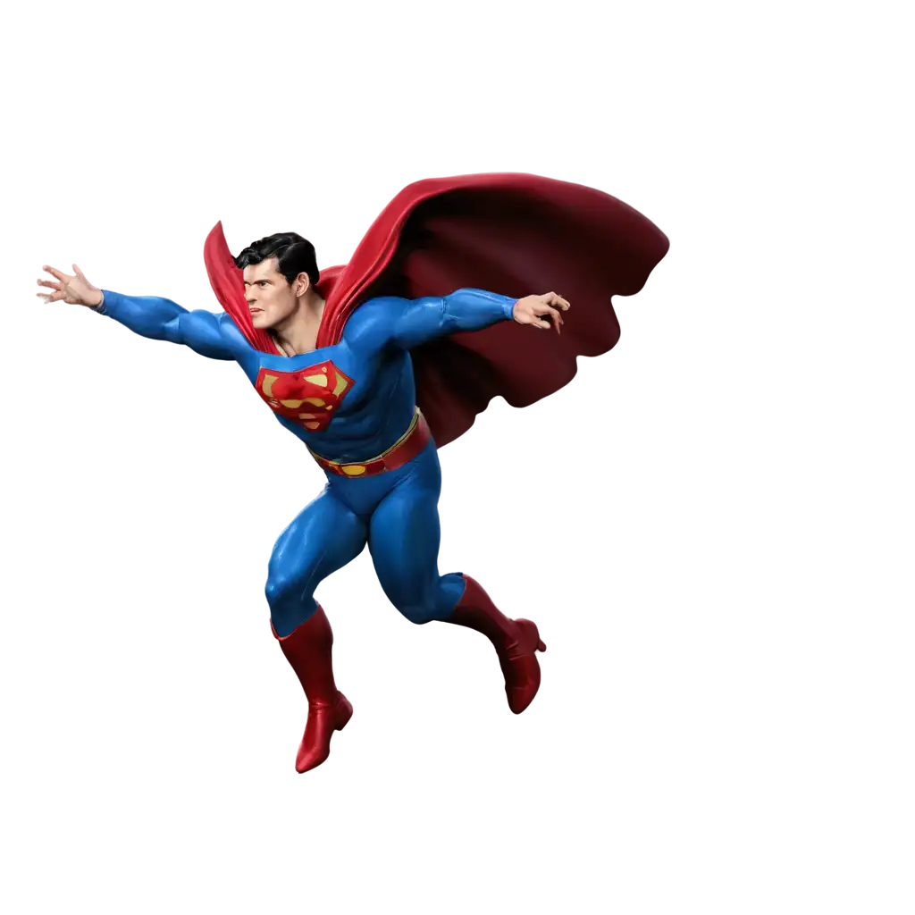 HighQuality-PNG-Image-of-Superman-Flying-in-the-Air-Enhance-Your-Content-with-Stunning-Visuals