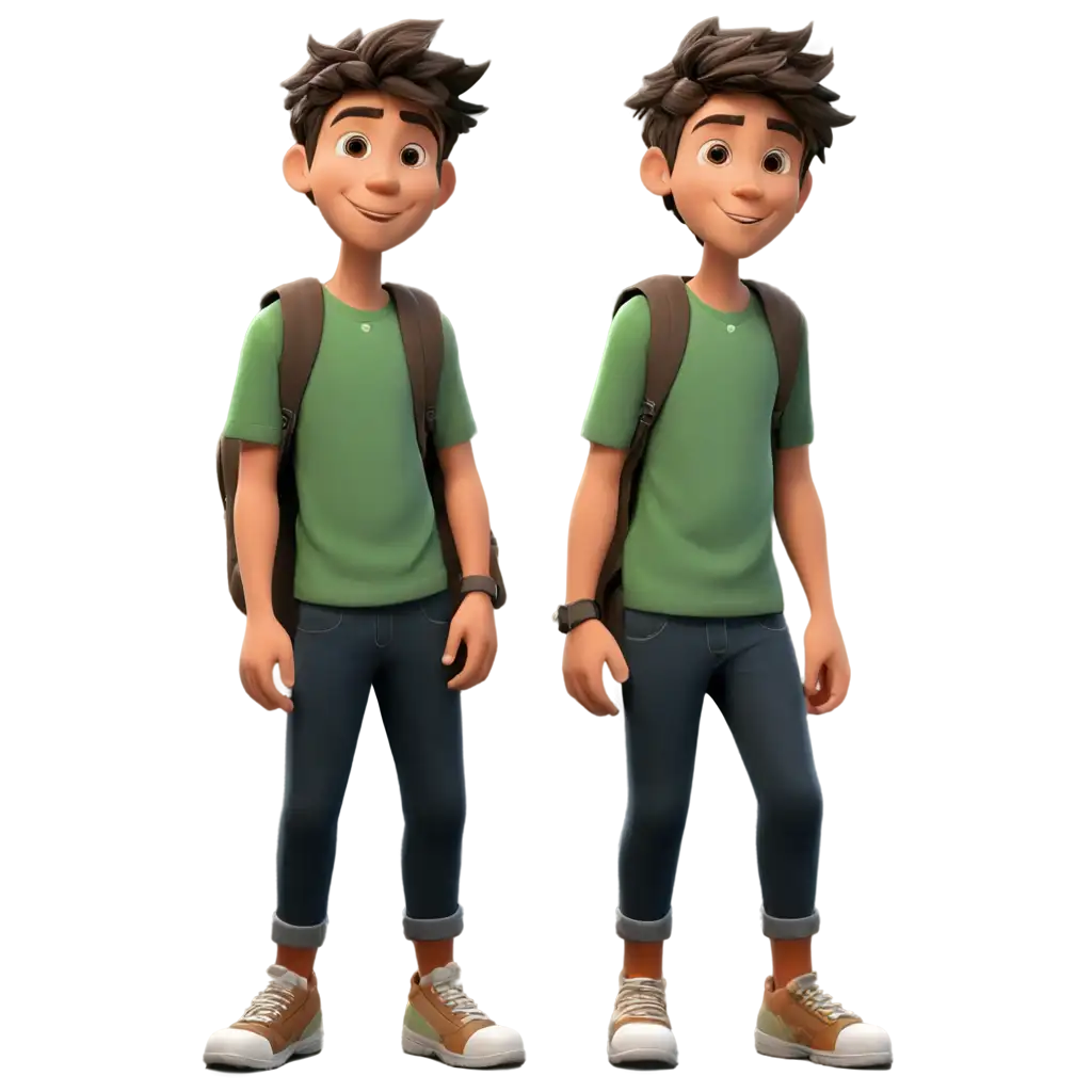 a boy cartoon