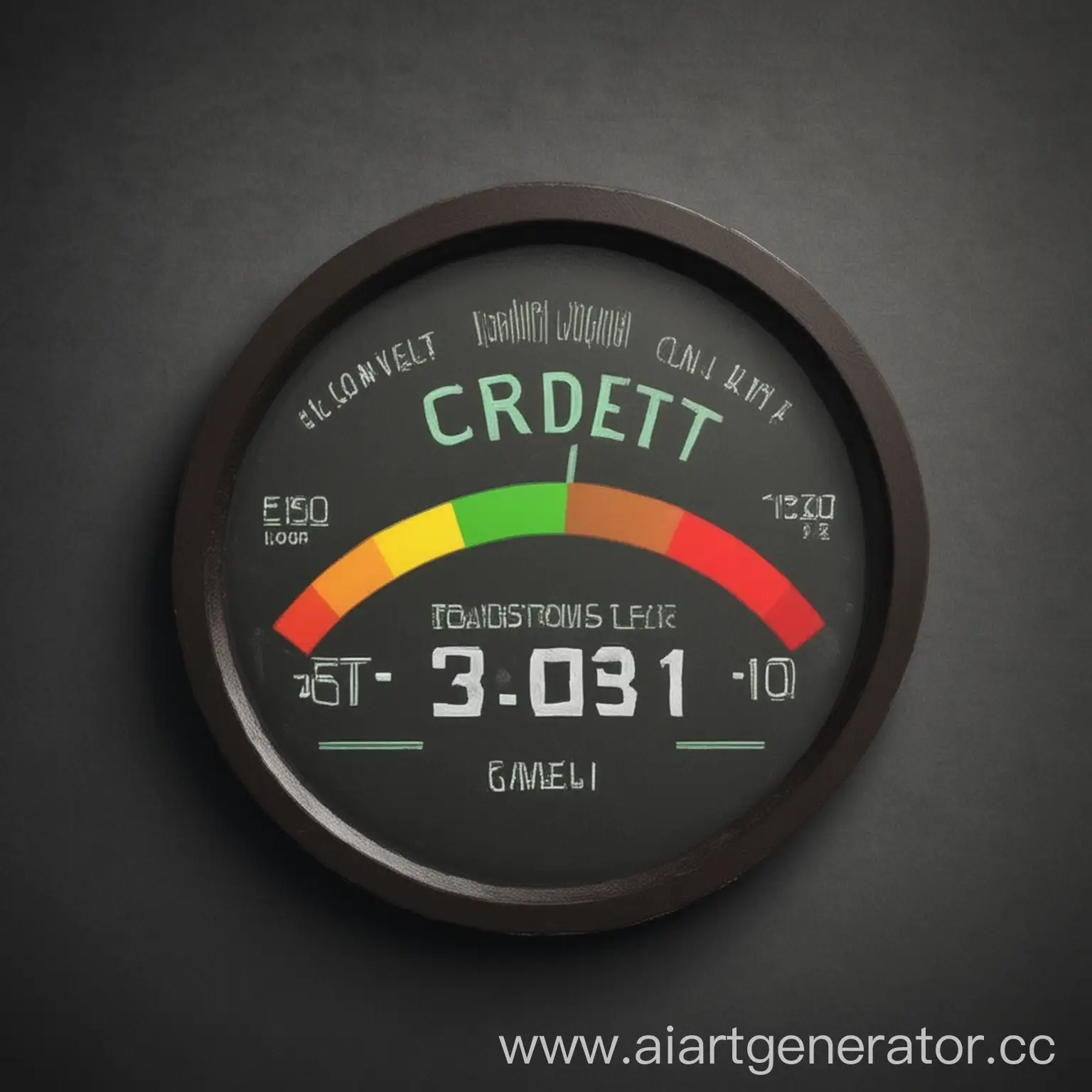 Colorful-Credit-Load-Indicator-Displaying-Financial-Progress