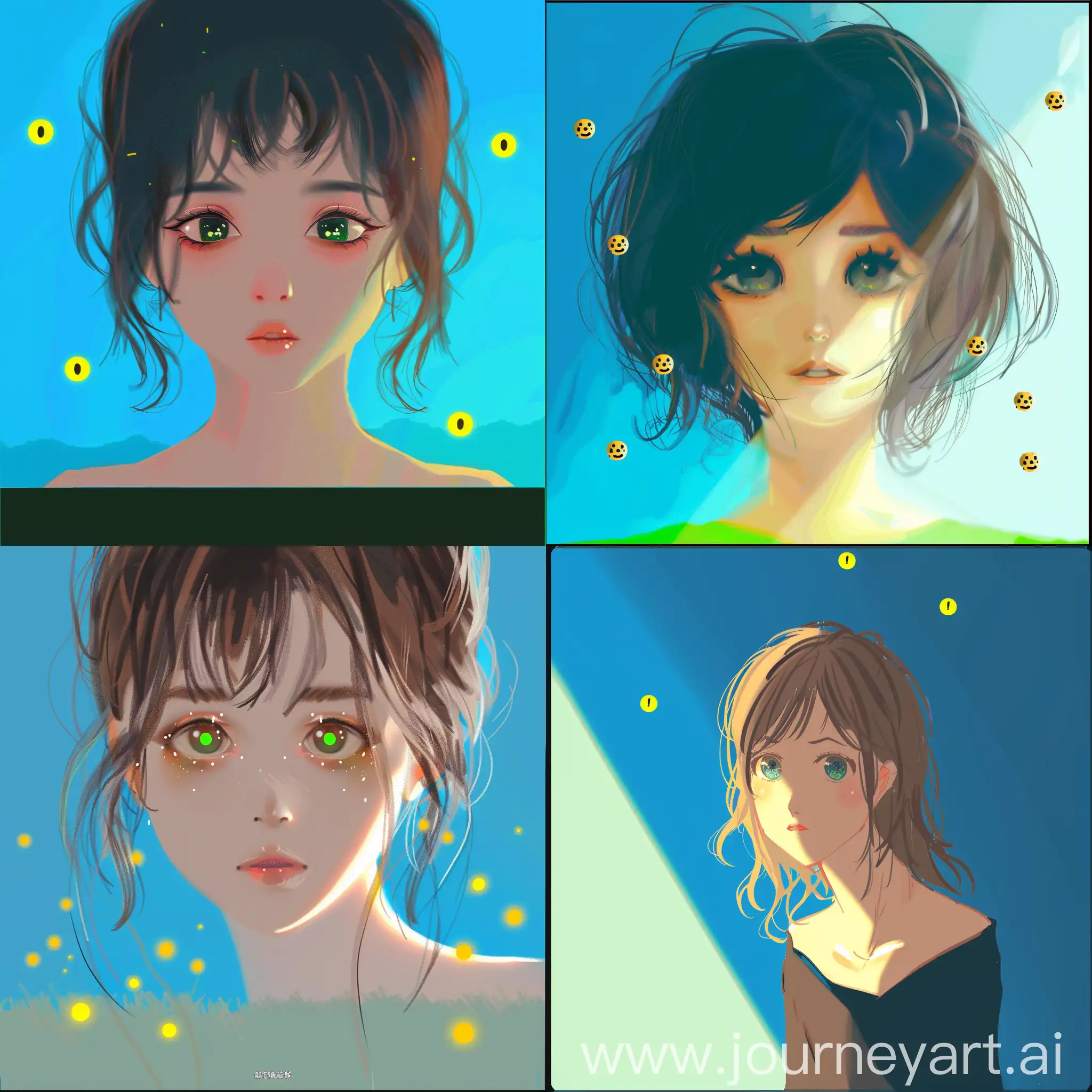 Anime-Style-Pretty-Girl-Portrait-with-Ethereal-Expression