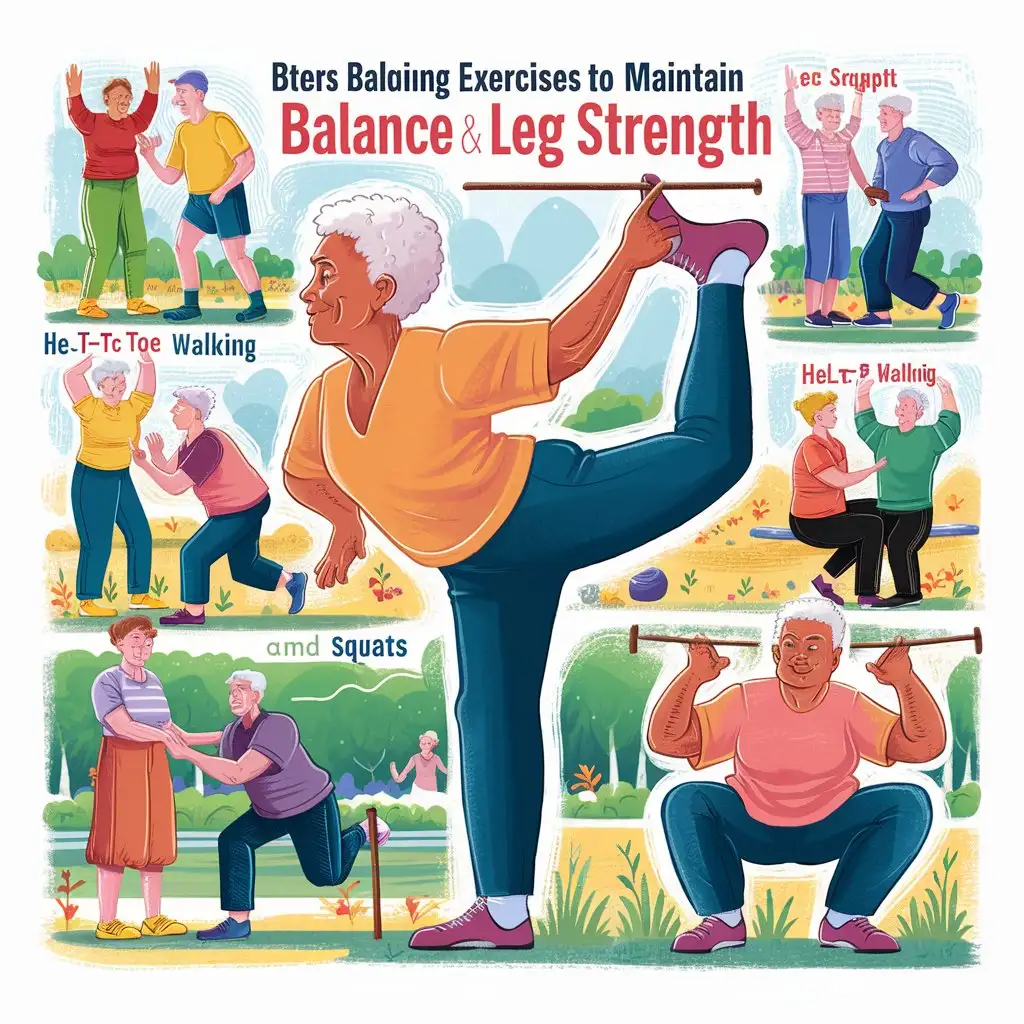 Proverb says: old age comes first to the legs.nLeg muscle loss makes it easy to fall, you must let the elderly around you exercise their legs more, it can save lives in critical moments.nHere are some movements, 15 minutes a day, can reawaken your balance, strengthen your leg muscles, and keep you away from the risk of falling, let's do it together!