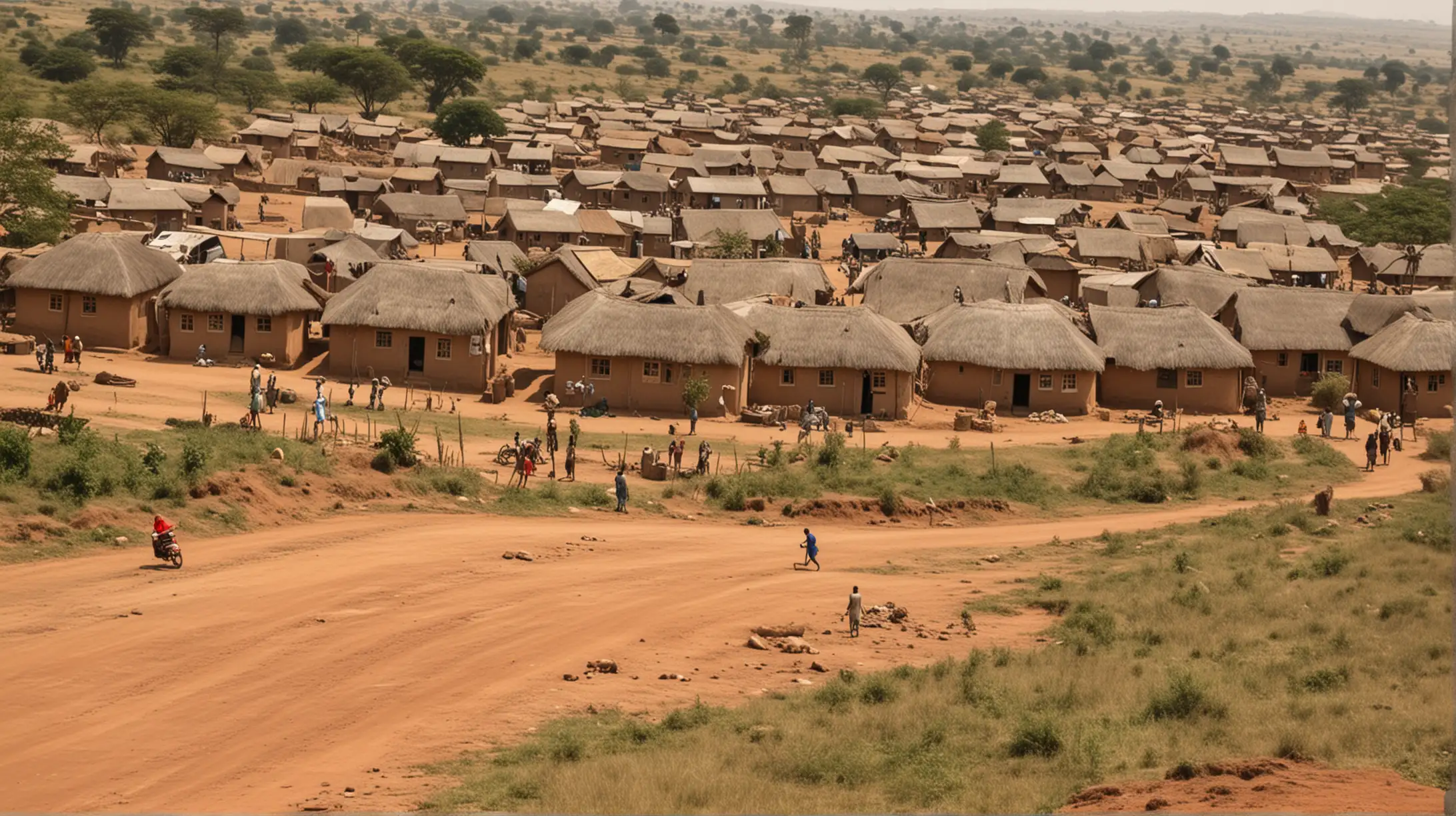 homes in africa, many