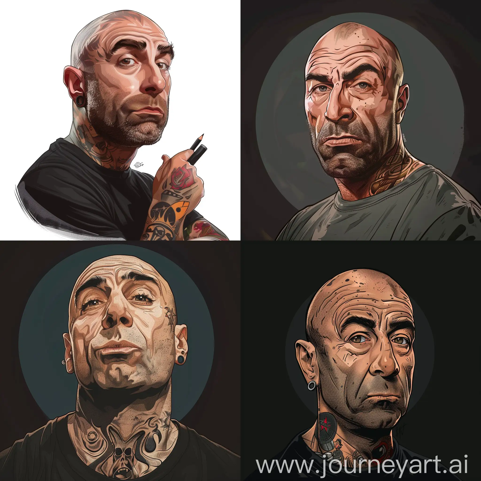 Joe-Rogan-Cartoon-in-4K