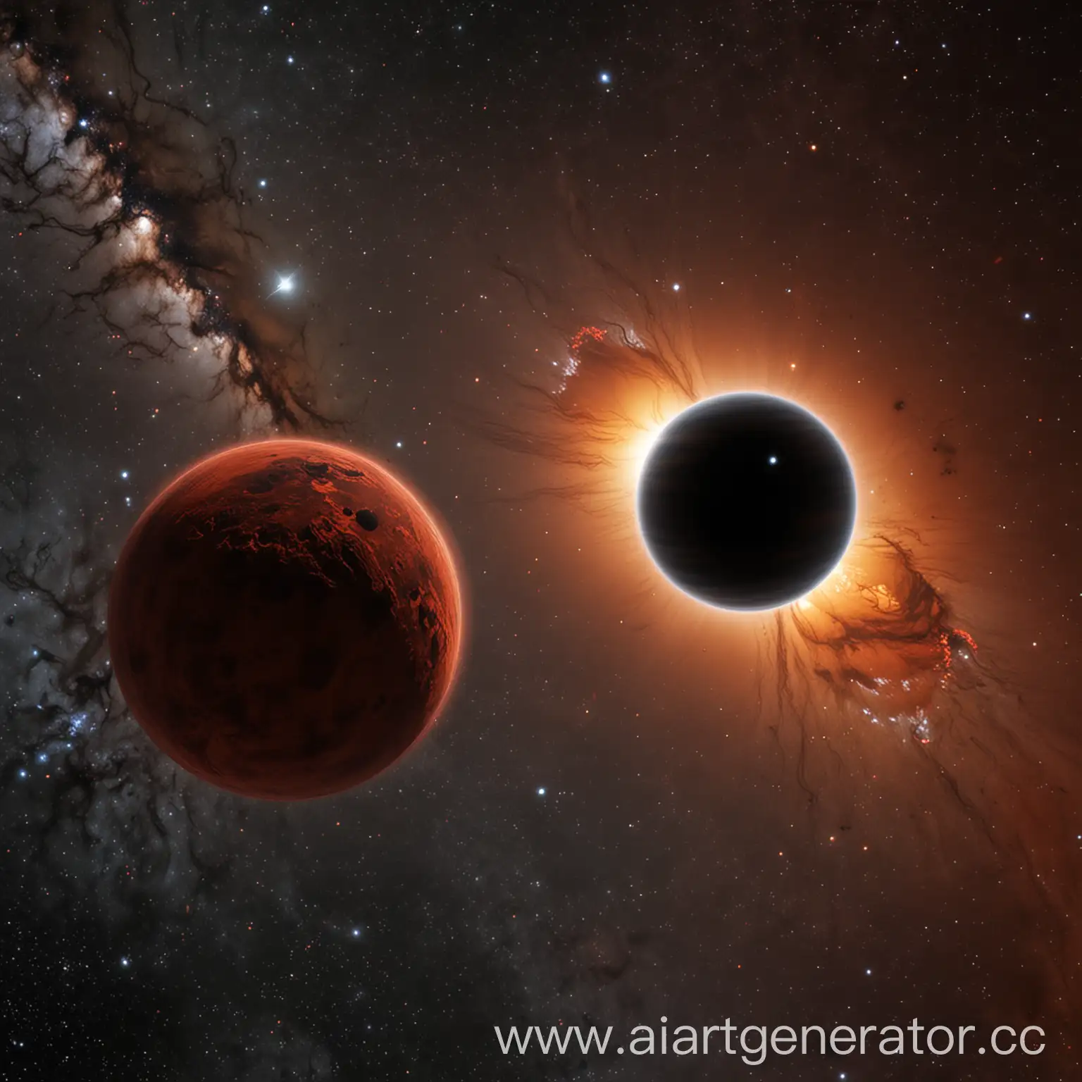 Exoplanet-Orbiting-Twin-Stars-in-Deep-Space