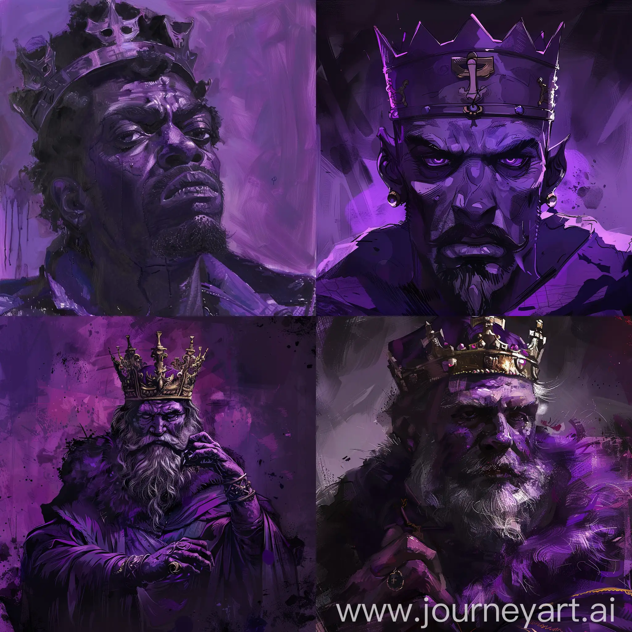 Фиолетовый король