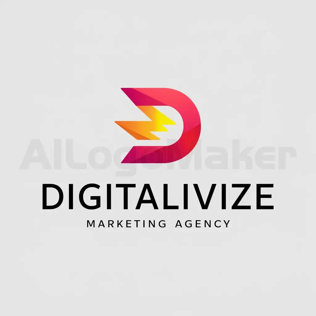 a logo design,with the text "Digitalivize", main symbol:create logo of modern marketing agency,Moderate,be used in Internet industry,clear background