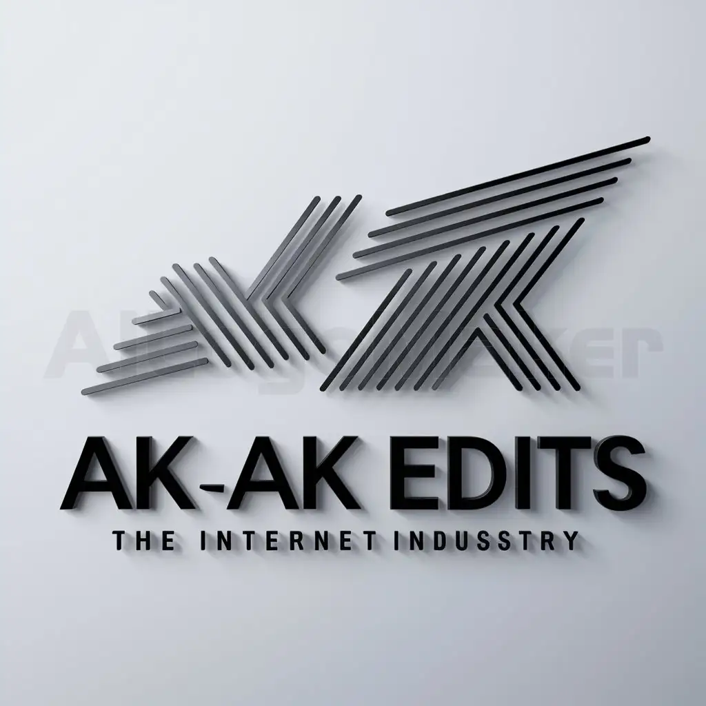 a logo design,with the text "AK_ak edits", main symbol:Edits,complex,be used in Internet industry,clear background