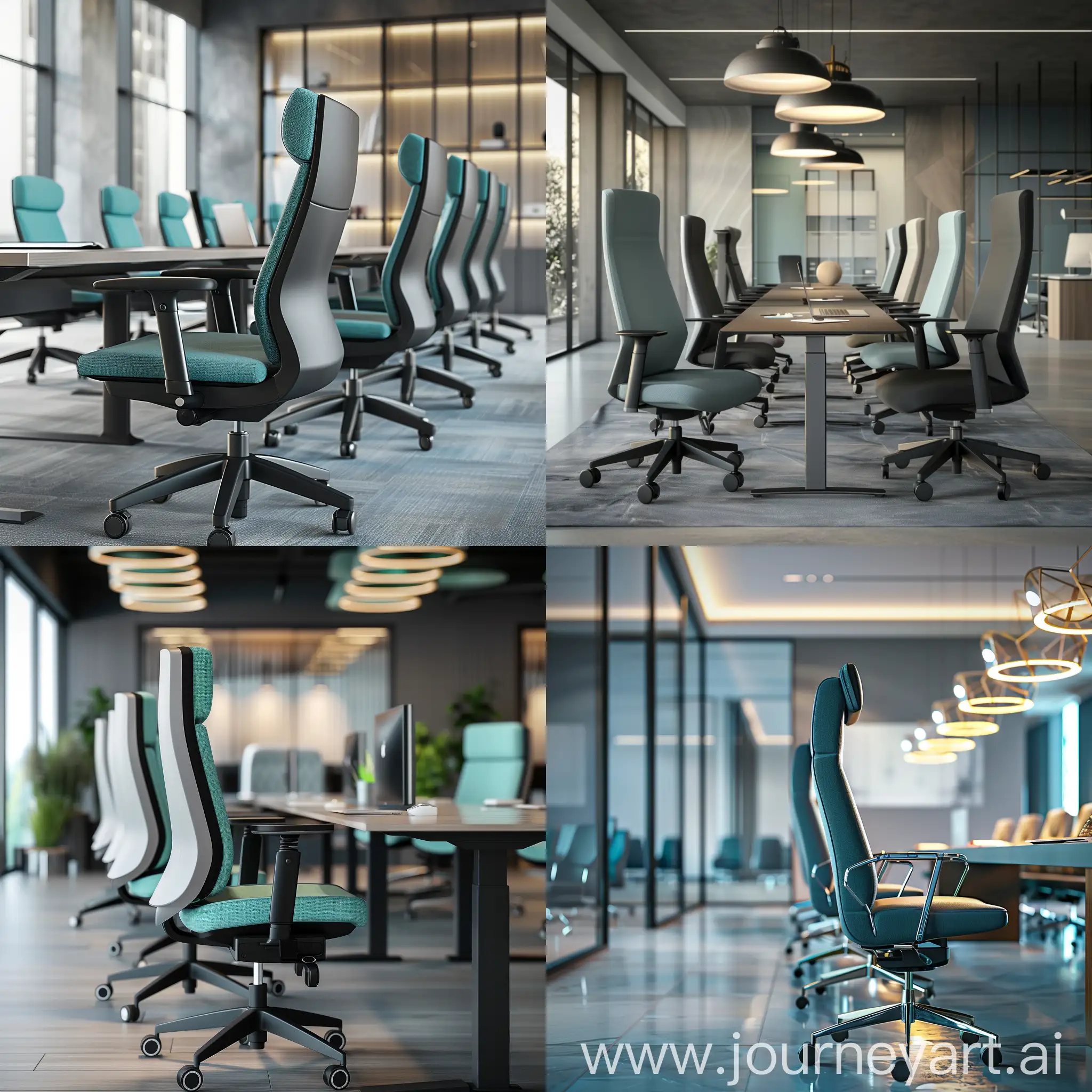 Contemporary-Ergonomic-Office-Chairs-in-Bright-Modern-Office-Setting