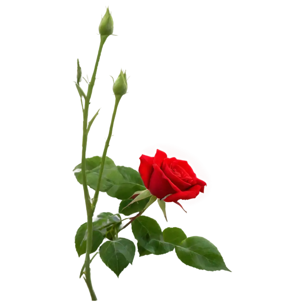 HighQuality-PNG-Image-of-a-Red-Rose-Enhance-Your-Content-with-Stunning-Visuals