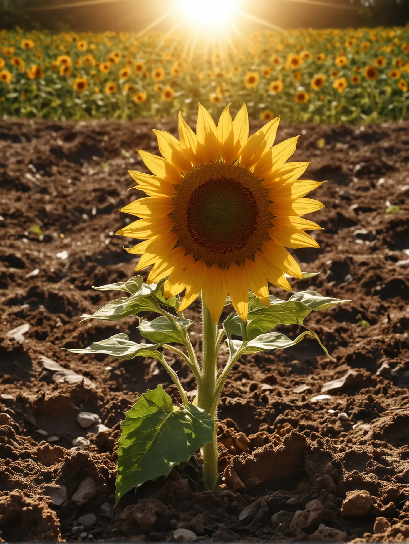 Vibrant-Sunflower-Blooming-Towards-the-Sun