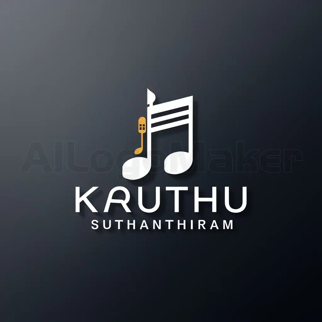 a logo design,with the text "Karuthu Suthanthiram", main symbol:MIC,Moderate,clear background