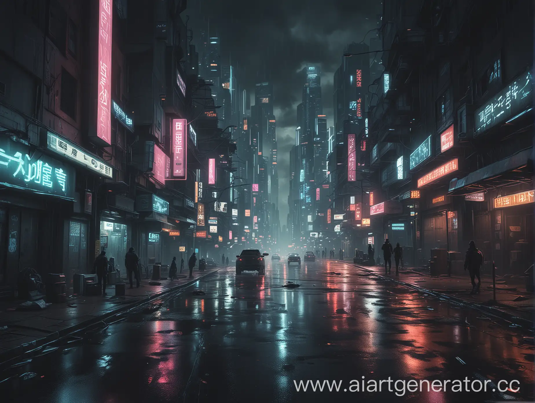 Urban-Transformation-Cityscape-Evolving-into-Cyberpunk-Dystopia