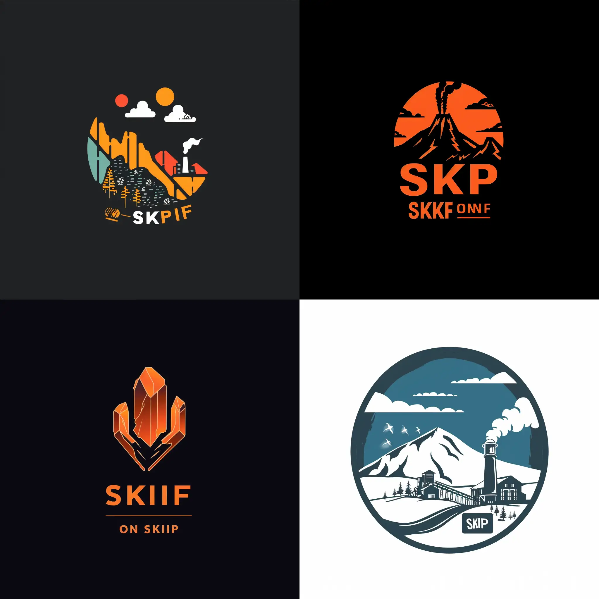 The logo FROM the SKIF service with the theme of the coal industry