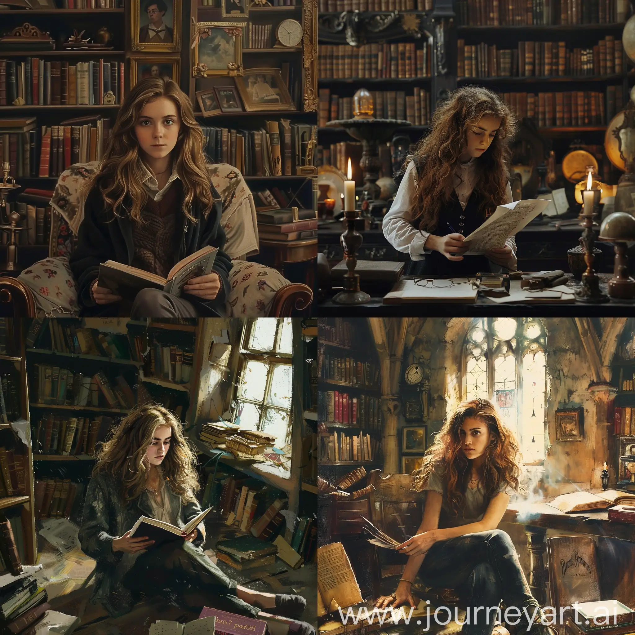 Hermione-Granger-and-Harry-Potter-Together-in-One-Room