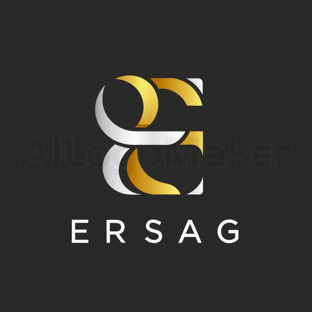 LOGO Design for ERSAG Minimalistic E Symbol for Beauty Spa Industry ...