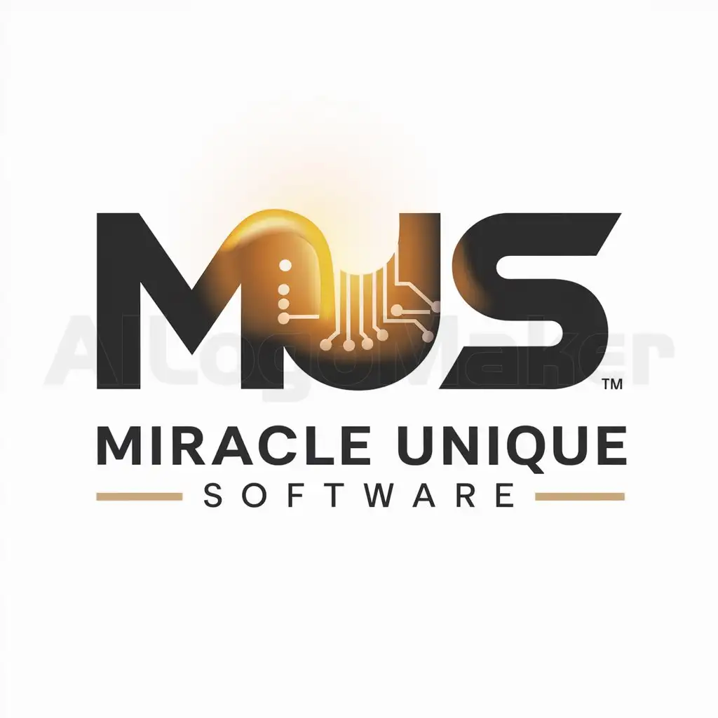 LOGO-Design-For-Miracle-Unique-Software-MUS-Symbol-in-Modern-Style