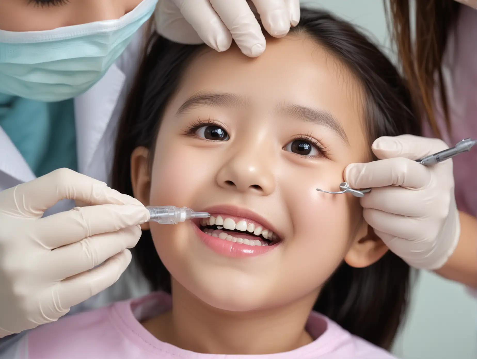 Chinese-Dentist-Examining-Young-Girls-Oral-Health-with-Precision