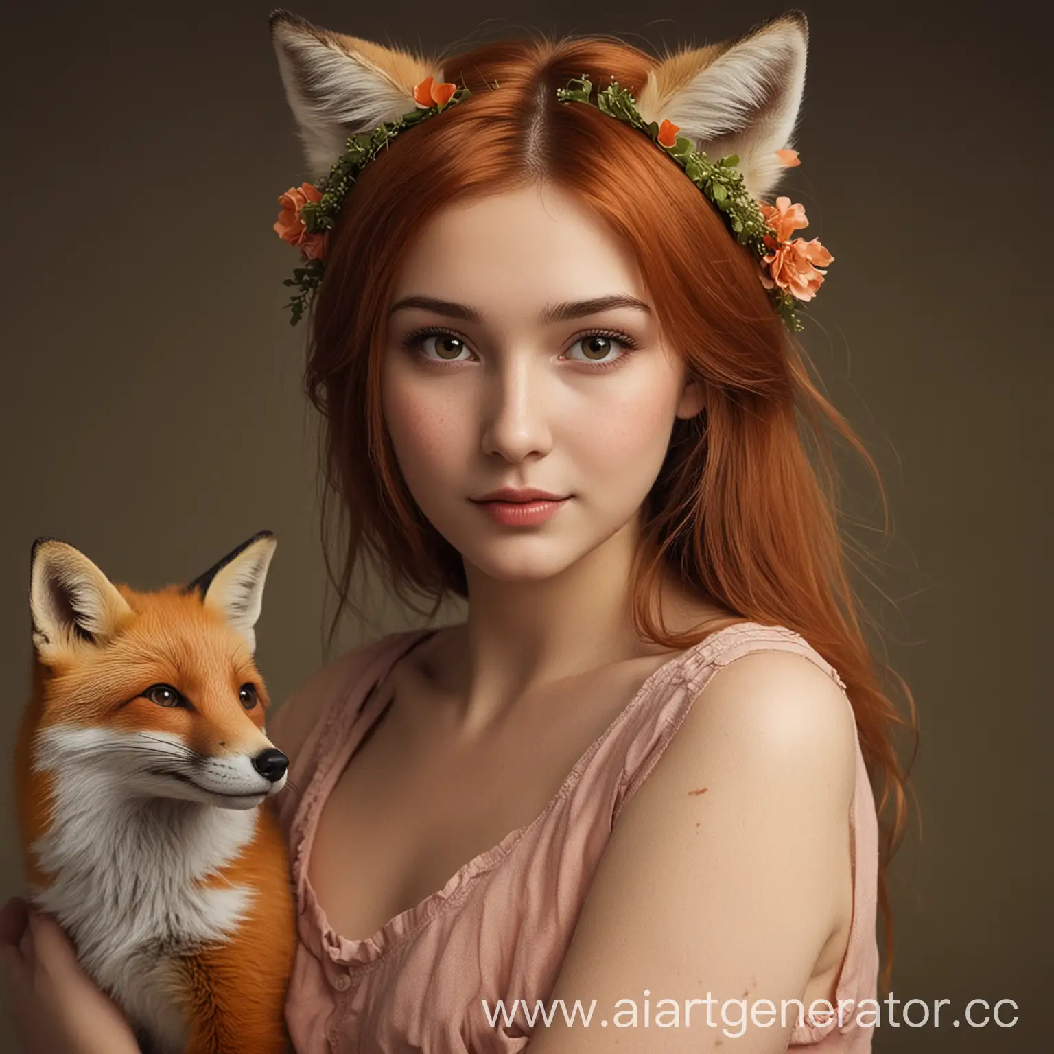 Playful-Girl-Fox-in-a-Forest-Clearing