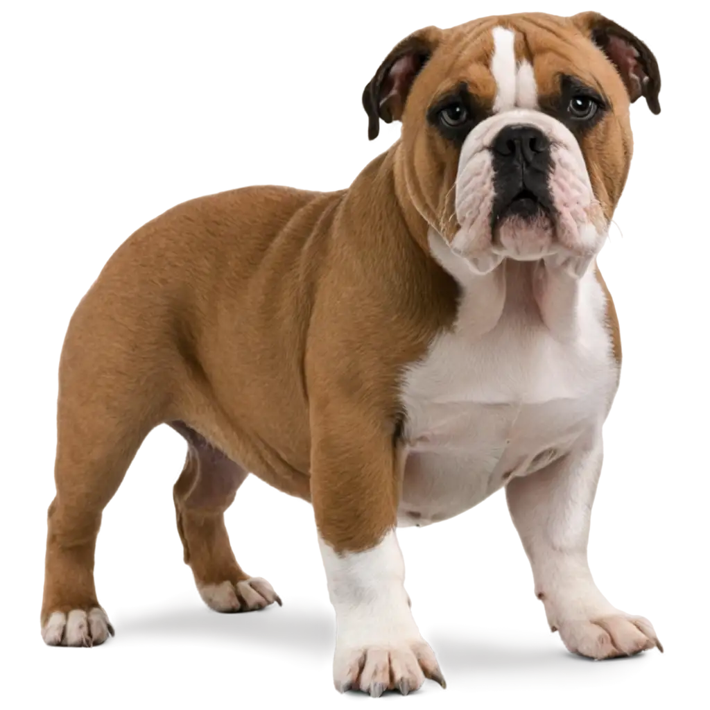English-Bulldog-PNG-Capturing-the-Majestic-Charm-of-this-Iconic-Breed