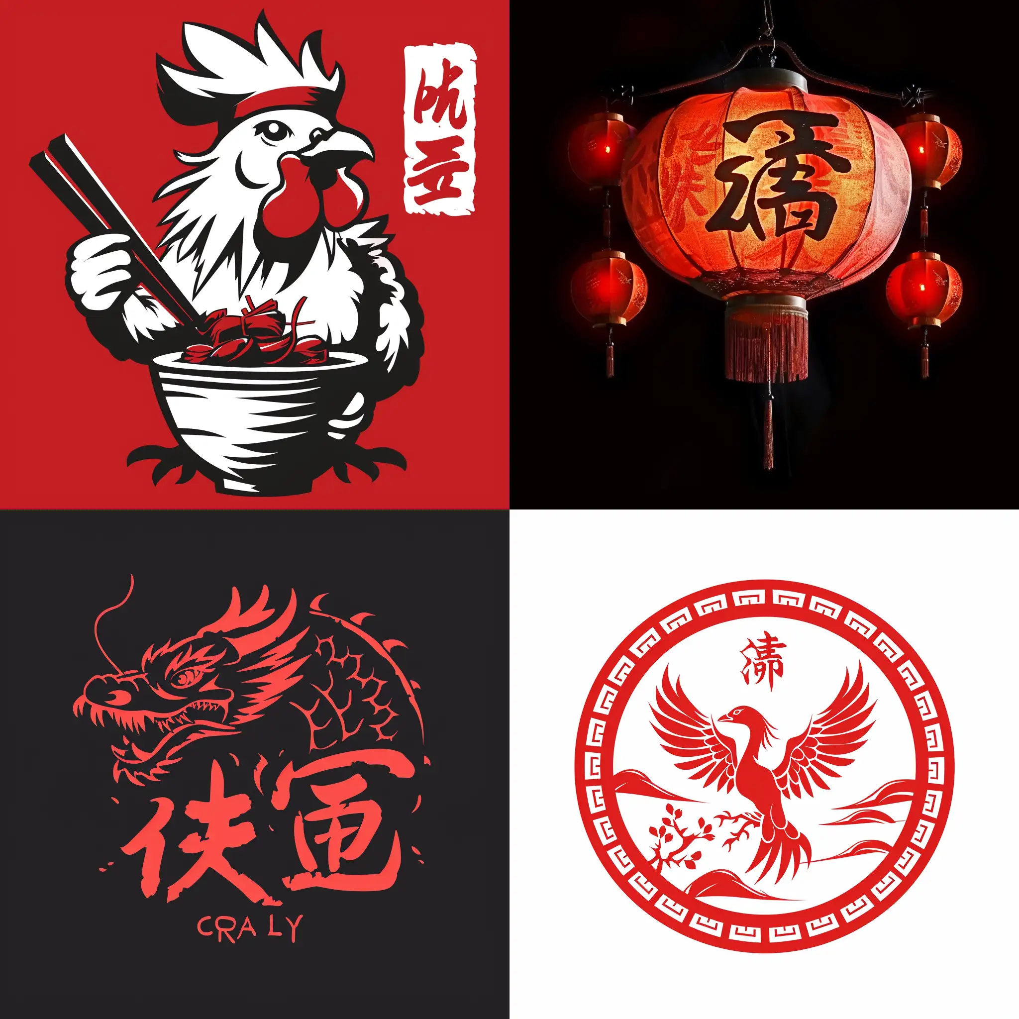 Draw a logo for Chineese fast food company "Cra Li"