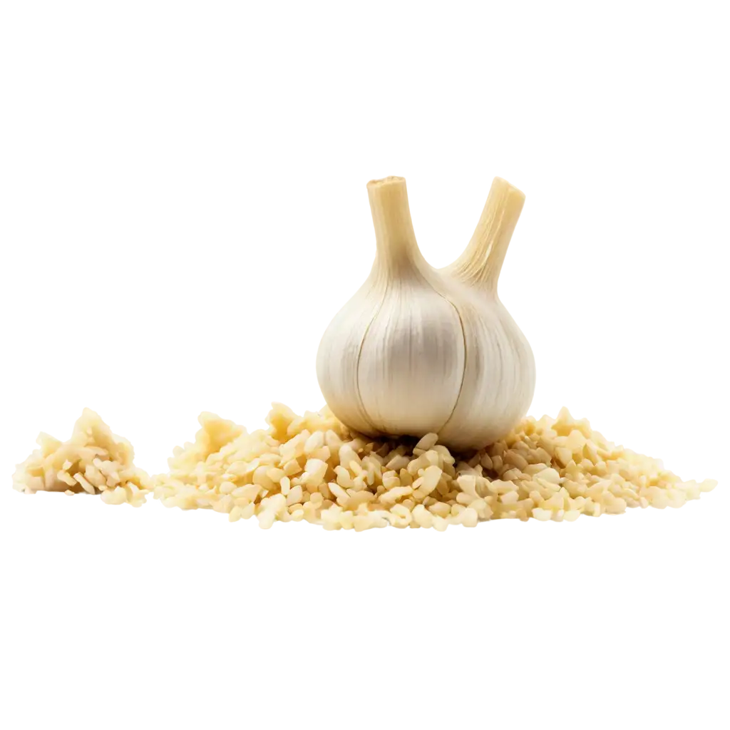 HighQuality-PNG-Image-Pile-of-Minced-Garlic-on-White-Background