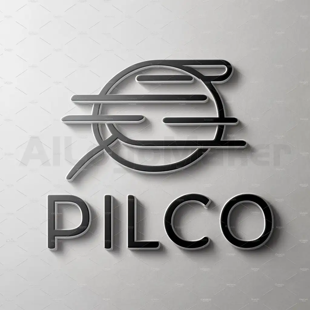 a logo design,with the text "PILCO", main symbol:electricity,Moderate,clear background