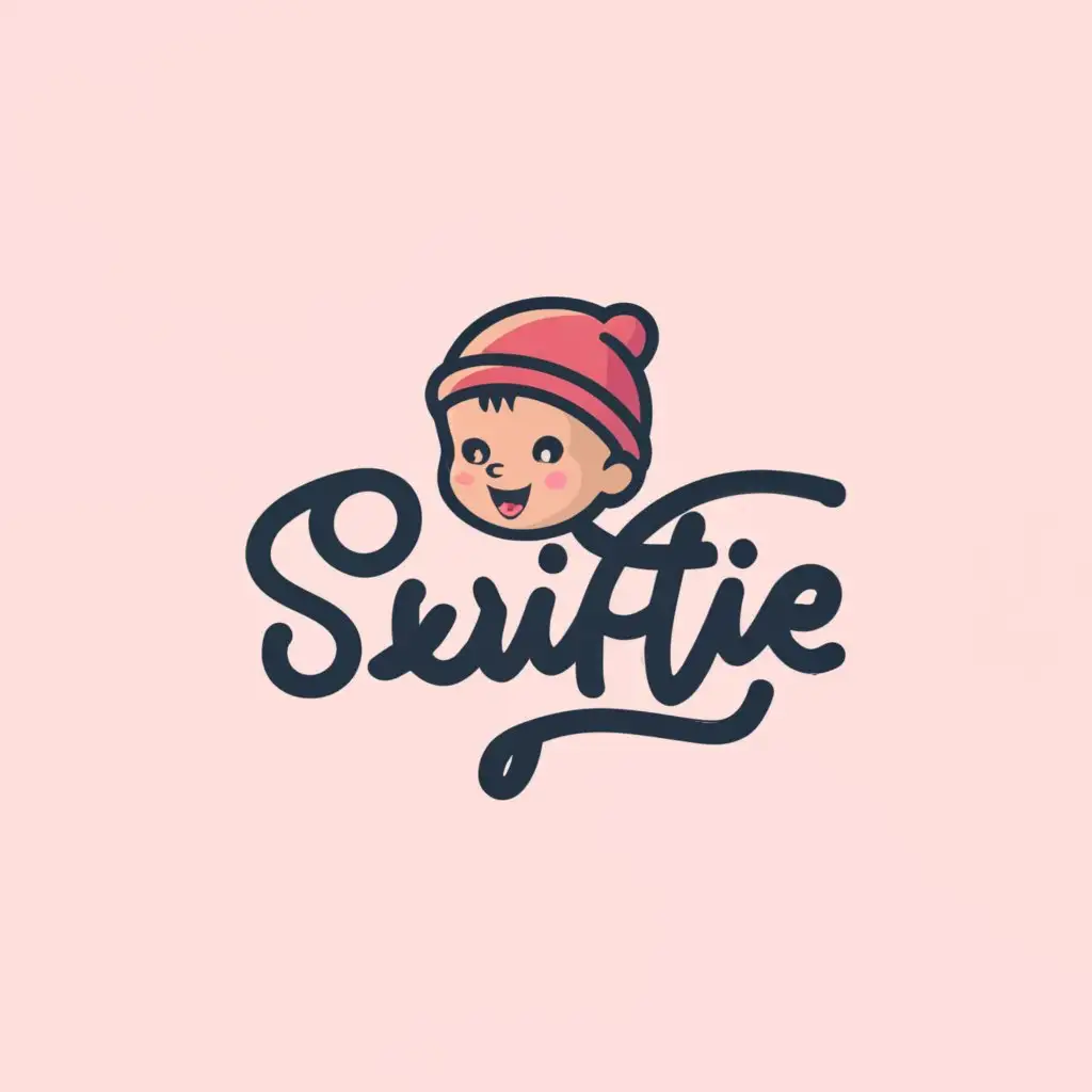 LOGO-Design-For-Baby-Swiftie-Charming-Infant-Emblem-on-Clean-Background