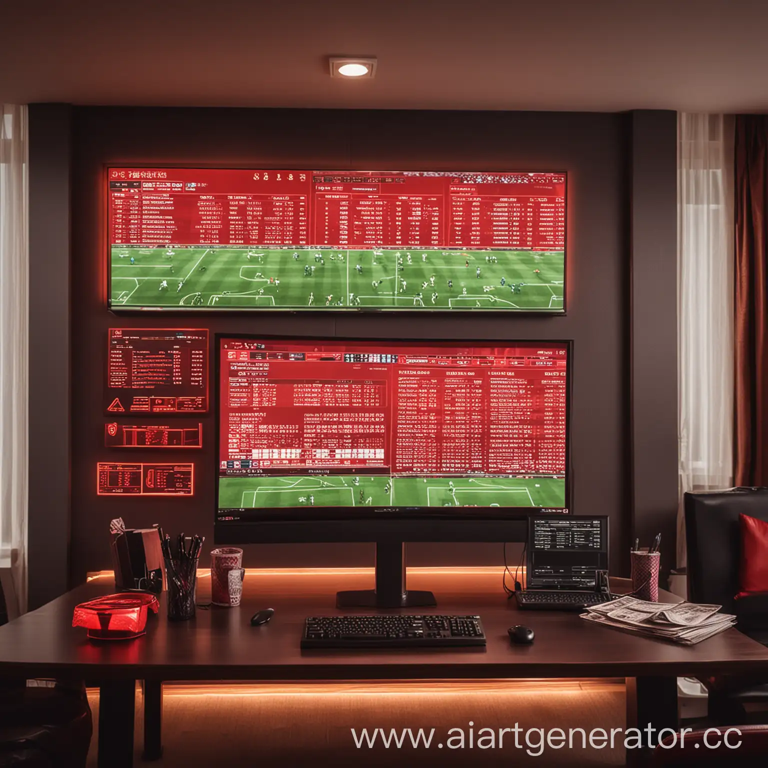 Luxurious-Sports-Betting-Office-with-Online-Earnings-and-Red-Lighting